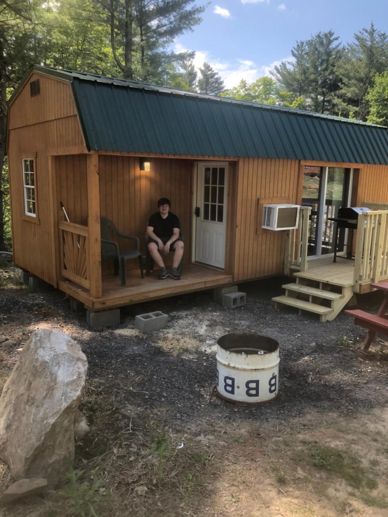 The Hideaway Tiny Cabin East Durham Экстерьер фото